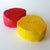 2 crepon streamer red and yellow