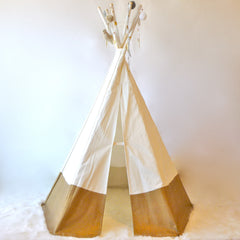 gold indoor tipi