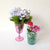 2 acrylic vintage glasses