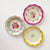 12 floral paper plates small