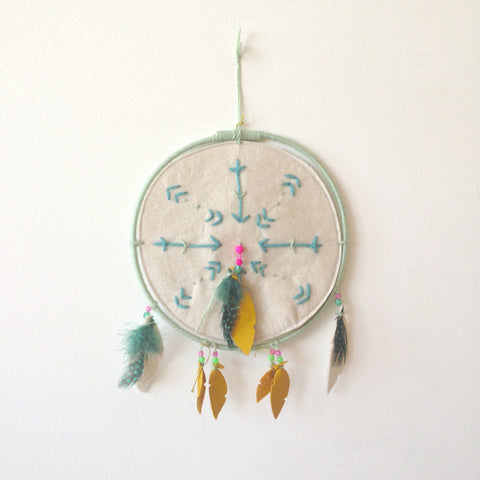 dreamcatcher mint green