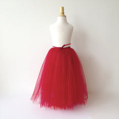 long tutu - red