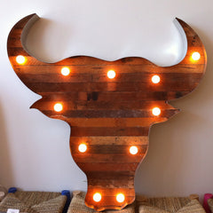 Bull head sign