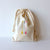 muslin bag with arrows