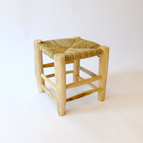 moroccan stool (natural)