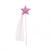 glitter star wand with tulle