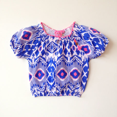 blue print shirt