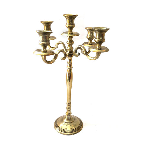 gold candelabra