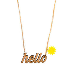 hello necklace