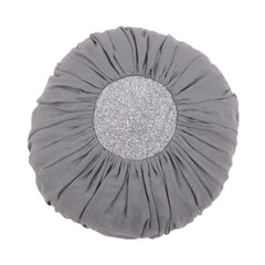 ball cushion large dark grey / glitter anthracite