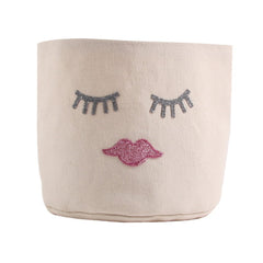 linen face basket