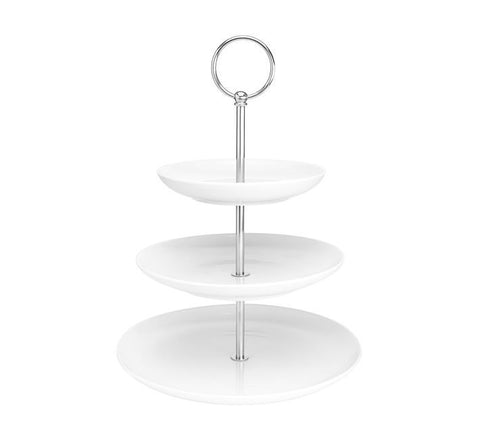 steel 3 tiered cake stand