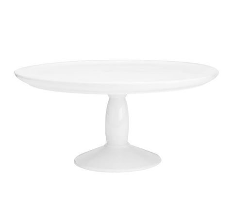 white cake stand