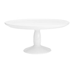 white cake stand