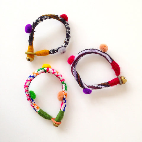 gypset pompom bracelet