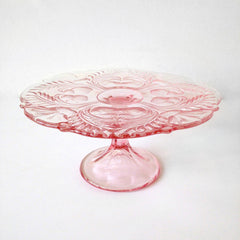 pink cake stand