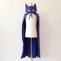 super hero blue costume