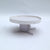2 pop-up white cakestands