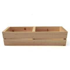 wood double crate
